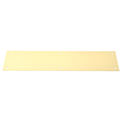 Ives 8200 US3 6x16 Push Plate 6 x 16 Bright Brass 8200 US3 6x16
