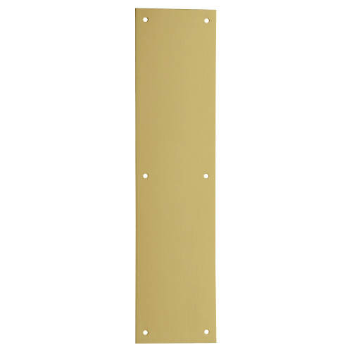 Ives 8200 US4 3X12 Push Plate 3 x 12 Satin Brass