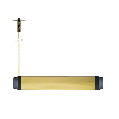 Von Duprin 9447EO-F US4 LBR Inpacted Exit Device Exit Only No Trim Satin Brass 9447EO-F US4 LBR
