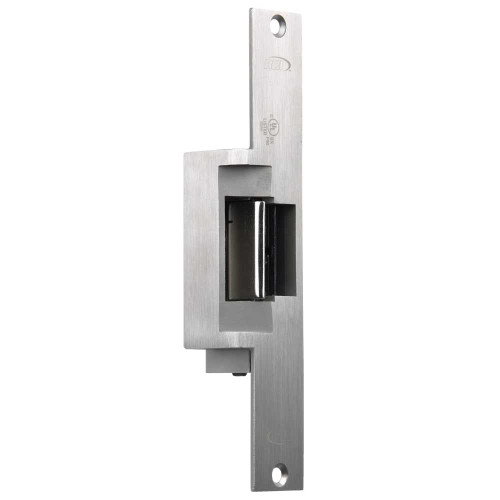 RCI F1119-08 32D Fire Rated Electric Strike 9 Faceplate For 3/4 Projection Latches 24 VAC/DC Fail Secure Satin Stainless Steel F1119-08 32D