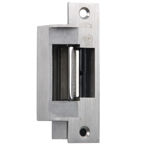 RCI F1114-08 32D Fire Rated Electric Strike 4-7/8 Faceplate For 3/4 Projection Latches 24 VAC/DC Fail Secure Satin Stainless Steel 