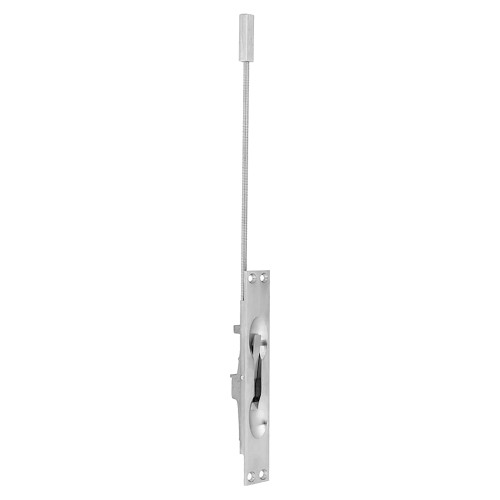 Ives FB458-12 US26 Single Manual Flushbolt 12 Rod Metal Doors Bright Chrome FB458-12 US26