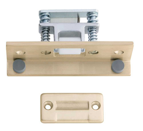 Ives RL1152 US4 Combination Roller Latch and Applied Stop Satin Brass RL1152 US4