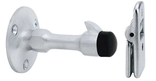 Ives WS20X US26D Wall Stop and Holder Masonry Mounting Satin Chrome WS20X US26D