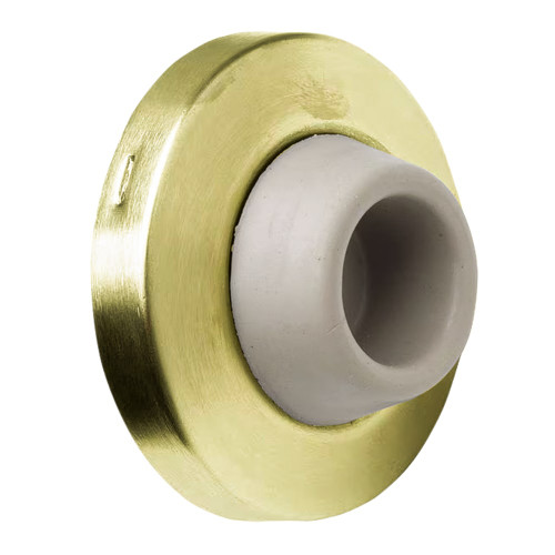 Ives WS406/407CCV US4 Wall Stop Concave with Drywall and Masonry Anchors Satin Brass
