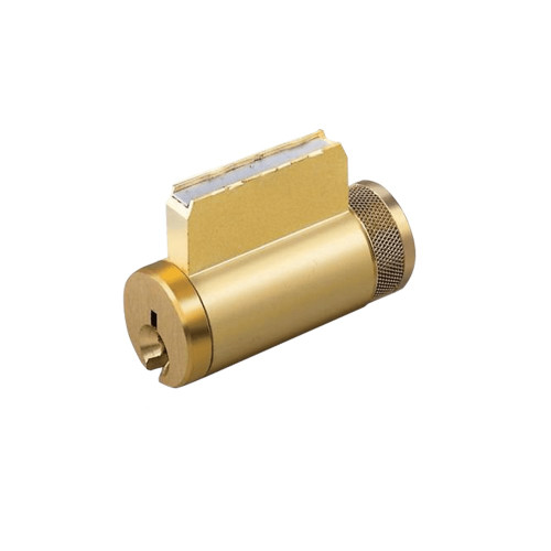 Kaba Ilco 15795AA-04-KD Sargent 6-line 10-Line T-Zone Cylinder 5-Pin Arrow Keyway Keyed Different Satin Brass