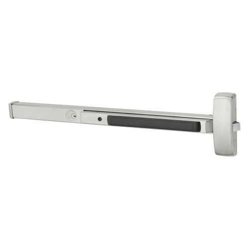 Sargent 16-8813F 32D Grade 1 Rim Exit Bar Wide Stile Pushpad 36 Device Classroom Function Cylinder Dogging Cylinder Included Satin Stainless Steel Finish Field Reversible