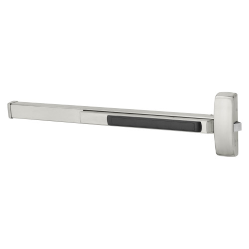 Sargent 12-8806F 32D Grade 1 Rim Exit Bar Wide Stile Pushpad 36 Fire-Rated Device Storeroom Function Less Dogging Satin Stainless Steel Finish Field Reversible