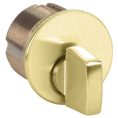 Kaba Ilco 7161TK2-04 1 Turn Knob Mortise Cylinder Adams Rite 863A Cam Satin Brass 7161TK2-04