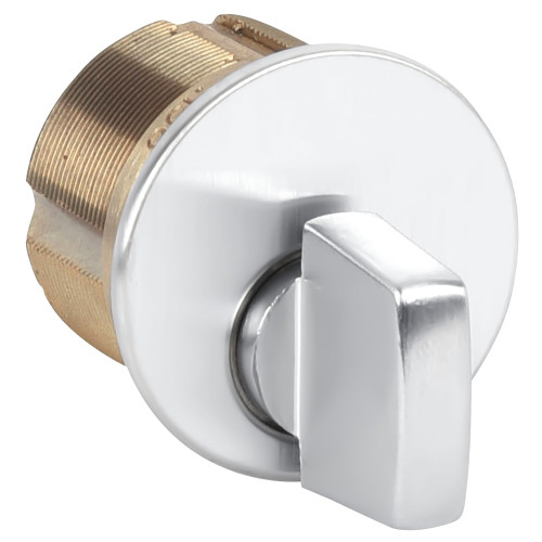 Kaba Ilco 7161TK2-26 1 Turn Knob Mortise Cylinder Adams Rite 863A Cam Bright Chrome