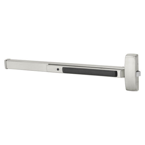 Sargent 8888F 32D Grade 1 Rim Exit Bar Wide Stile Pushpad 36 Device Exit Only Hex Key Dogging Satin Stainless Steel Finish Field Reversible