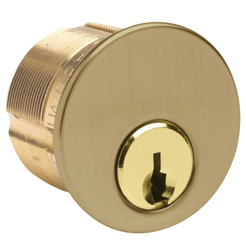 Kaba Ilco 7165SC2-05-KD 1 Mortise Cylinder 5-Pin Schlage C Keyway Adams Rite 863A Cam Keyed Different Antique Brass 7165SC2-05-KD