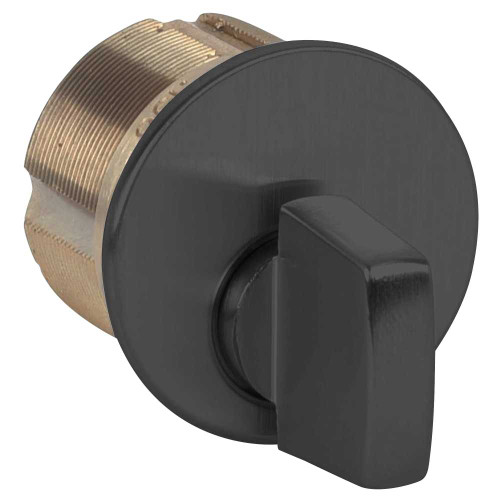 Kaba Ilco 7181TK2-29 1-1/8 Turn Knob Mortise Cylinder Adams Rite 863A Cam Black 7181TK2-29