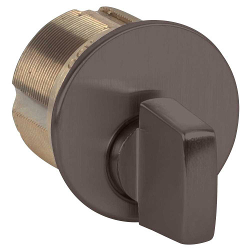 Kaba Ilco 7281TK2-10B 1-3/4 Turn Knob Mortise Cylinder Adams Rite 863A Cam Oil Rubbed Bronze 7281TK2-10B