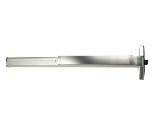 Von Duprin 33AL-05 4 26D LHR Grade 1 Rim Exit Device Narrow Stile Pushpad 48 Classroom Function Lever with Escutcheon Hex Key Dogging Satin Chrome Finish Left-Hand Reverse