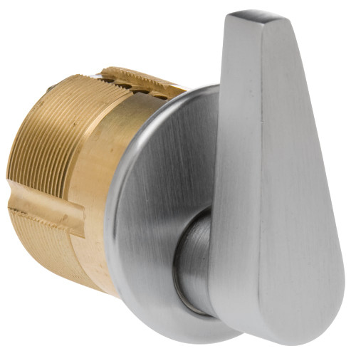 Kaba Ilco ADA-7151TK2-26D 15/16 ADA Turn Knob Mortise Cylinder Adams Rite 863A Cam Satin Chrome