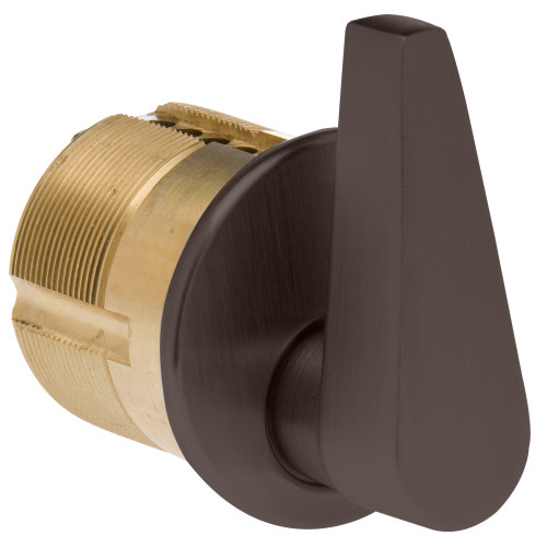 Kaba Ilco ADA-7181TK2-10B 1-1/8 ADA Turn Knob Mortise Cylinder Adams Rite 863A Cam Oil Rubbed Bronze