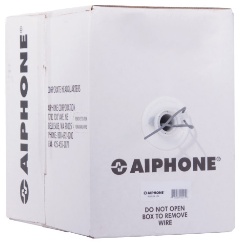Aiphone 87180210C Wire 2 Conductor 18awg Low Cap PE Solid Non-Shielded 1000 Feet