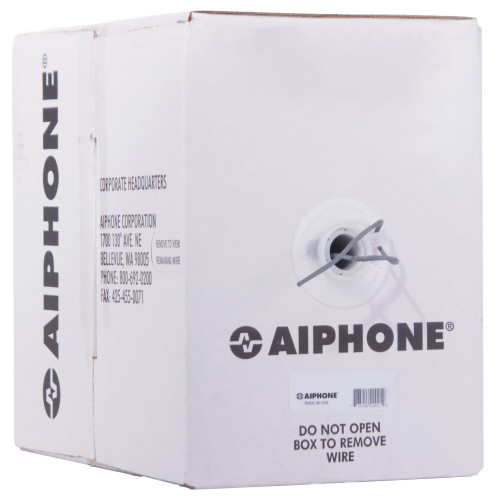 Aiphone 87180450C Wire 4 Conductor 18awg Low Cap PE Solid Non-Shielded 500 Feet