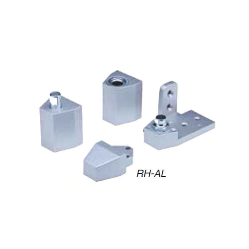 Kaba Ilco IL-OP-10-RH-AL SET Offset Pivot for Aluminum Doors and Frames Die Cast Aluminum Construction 1/8 Vertical Adjustment Right-Handed Aluminum