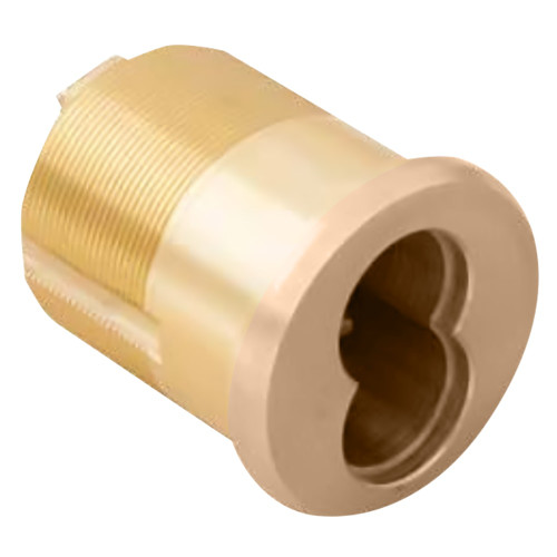 Kaba Ilco R28106-1-10 SFIC Mortise Housing 6-Pin 1-1/4 Thin Head Standard Yale Cam Satin Bronze