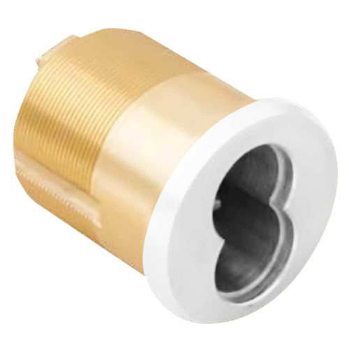 Kaba Ilco R28107-5-26 SFIC Mortise Housing 6/7-Pin 1-3/8 Thin Head Sargent Yale Cam Bright Chrome R28107-5-26