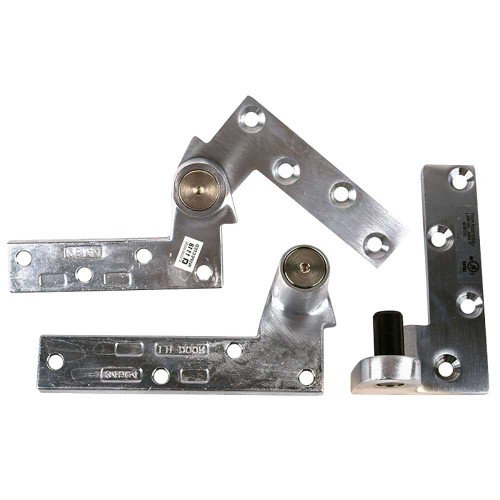 IVES 7215 SET RH US26D Pivot Set 3/4 Offset Right Hand Satin Chrome 7215 SET RH US26D
