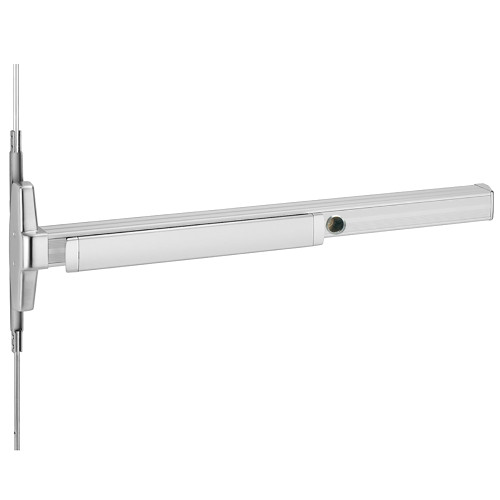 Von Duprin CD3347AEO 2 26D Grade 1 Concealed Vertical Rod Exit Device Narrow Stile Pushpad Exit Only Less Trim 24 Cylinder Dogging Satin Chrome Finish Non-Handed CD3347AEO 2 26D