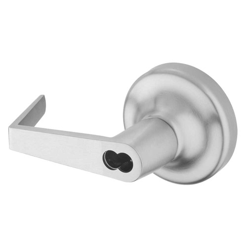 Yale B-AU441F 626 Rose x Lever Trim Nightlatch 03 SFIC Prep Less Core Augusta Lever Satin Chrome B-AU441F 626