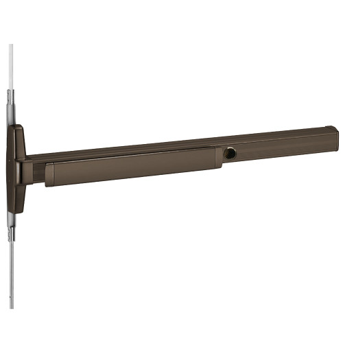 Von Duprin CD3347AEO 3 US10B Grade 1 Concealed Vertical Rod Exit Device Narrow Stile Pushpad Exit Only Less Trim 36 Cylinder Dogging Dark Oxidized Satin Bronze Oil Rubbed Finish Non-Handed CD3347AEO 3 US10B