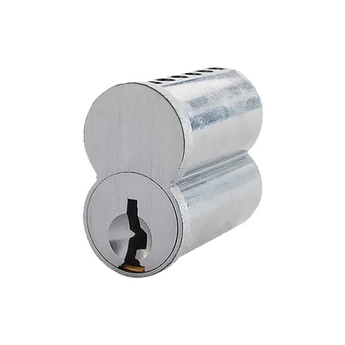 KSP 206-H-26D-UN Uncombinated Core 6 Pin H Keyway Satin Chrome 206-H-26D-UN