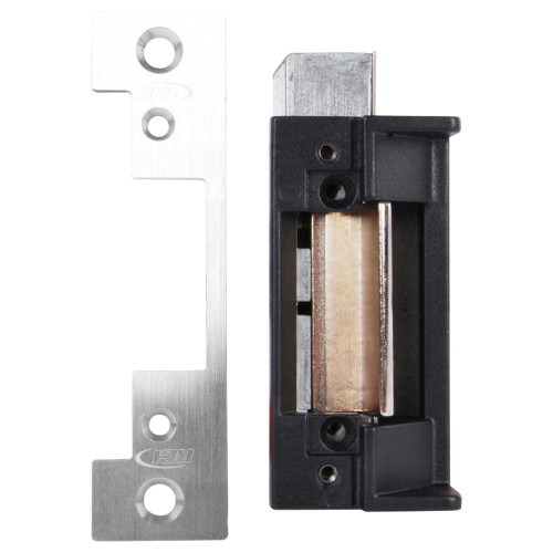 RCI 4114-05 32D Electric Strike 4-7/8 Faceplate For 3/4 Projection Latches 12 VAC/DC Fail Secure Satin Stainless Steel 4114-05 32D