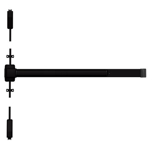 Von Duprin QEL2227L-06 4 695 RHR Grade 1 Surface Vertical Rod Exit Bar 48 Device Fits 84 Door Classroom Function 06 Lever with Escutcheon Hex Key Dogging Quiet Electric Latch Retraction Dark Bronze Painted Finish Field Reversible QEL2227L-06 4 695 RHR