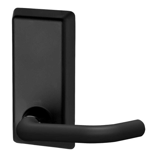 Von Duprin 230L-BE-03 622 RHR Grade 1 Exit Device Trim Passage Function Lever with Escutcheon Flat Black Coated Finish Right Hand Reverse 230L-BE-03 622 RHR