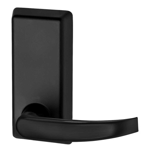 Von Duprin 230L-BE-17 622 RHR Grade 1 Exit Device Trim Passage Function Lever with Escutcheon Flat Black Coated Finish Right Hand Reverse 230L-BE-17 622 RHR