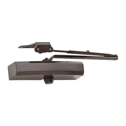 LCN 1250-Rw/PA 695 SLIM Regular Arm Door Closer w/62PA Shoe Slim Cover Dark Bronze 1250-Rw/PA 695 SLIM