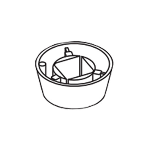 LCN 1260-146 689 Shaft Cover Aluminum Finish 1260-146 689