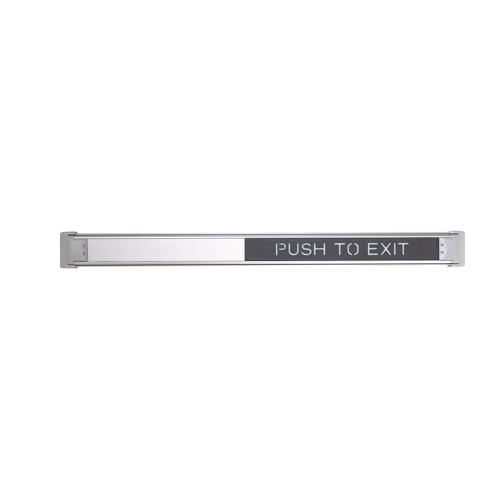 Schlage Electronics 692 36 628GID R SmartBar Request-to-Exit Device Narrow Stile Pushpad Low Profile 36 Glow in the Dark Lettering RHR Satin Aluminum Clear Anodized