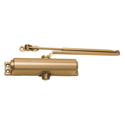 LCN 1261-Rw/PA 691 SLIM Grade 1 Surface Door Closer Regular Arm PA Shoe Push or Pull Side Tri Mount Mounting 180 Degree Size 1 to 5 Slim Cover All Weather Fluid Light Bronze Finish Non-Handed