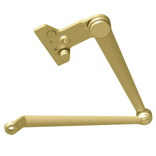 LCN 1460-3077CNS 696 Cush Arm for 1460 Series Satin Brass Painted Finish Non-Handed 1460-3077CNS 696