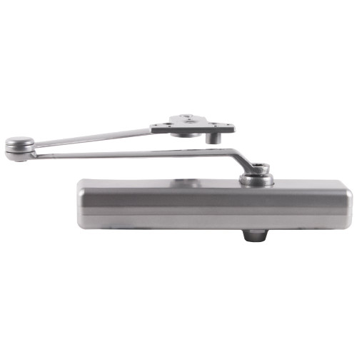 LCN 1461-EDA 689 SRI Grade 1 Parallel Arm Surface Closer Push Side Double Lever Arm Heavy Duty Slim Plastic Cover 110 Deg Swing Special Rust Inhibitor Extra Duty Arm Aluminum Painted Finish Non-Handed 1461-EDA 689 SRI