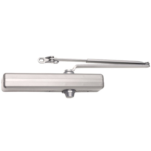 LCN 1461-REG 689 DEL FC Grade 1 Regular or Top Jamb Surface Closer Push or Pull Side Double Lever Arm Regular Full Plastic Cover 180 Deg Swing Delayed Action Aluminum Painted Finish Non-Handed