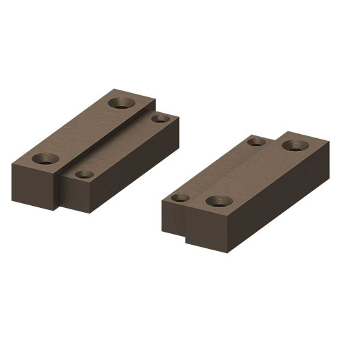 LCN 2030-417 695 2030 Series Wood Mounting Clip Set for Offset Pivoted or Butt Hung Closers Includes Two Clips Dark Bronze Painted Finish 2030-417 695