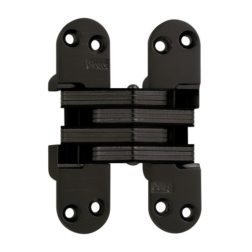 SOSS 218US10BL 218 Invisible Hinge 4-5/8 US10BL 218 Series 4-5/8 Invisible Hinge 1-3/4 Minimum Door Thickness Oil Rubbed Bronze Lacquered
