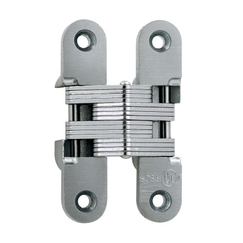 SOSS 416SSUS32D 416 Invisible Hinge 4-5/8 US32D 416 Series 4-5/8 Invisible Hinge 1-3/8 Minimum Door Thickness Satin Stainless Steel