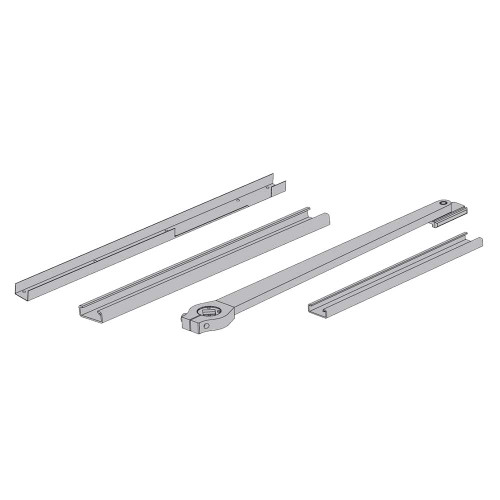 LCN 2810-3077OPCM 36 LH 628 2810 Series Offset Arm with Track and Concealed Channel 36 Aluminum Painted Finish 2810-3077OPCM 36 LH 628
