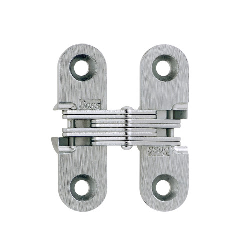 SOSS 203CUS26D Invisible Hinge 1-3/4 2 Per Bag 3/4 Minimum Door Thickness Satin Chrome Finish