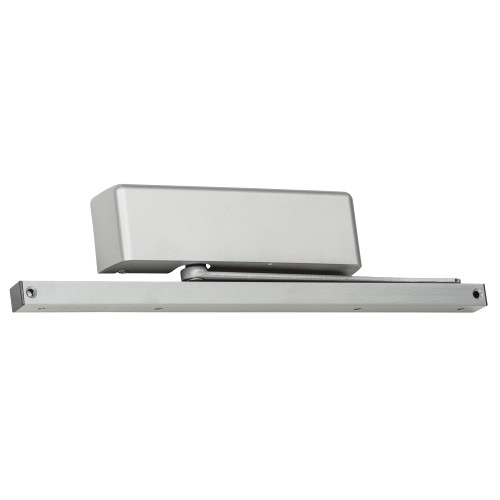 LCN 4024T-H RH 689 MC 4020 Series Grade 1 Door Closer Hold Open Arm Pull Side Mounting 140 Degree Swing Adjustable Size 1 3 or 4 Set to 4 Metal Cover Right-Handed Aluminum Painted Finish