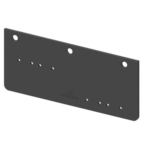 LCN 4030-18PA 693 Drop Plate Parallel Arm Mount with Narrow Top Rail Black