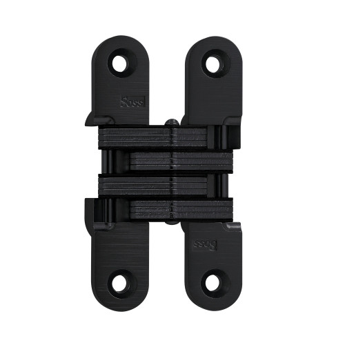 SOSS 212US19 212V Hinge 3-3/4 US19 212 Series 3-3/4 Invisible Hinge 1-1/8 Minimum Door Thickness Black E-Coated